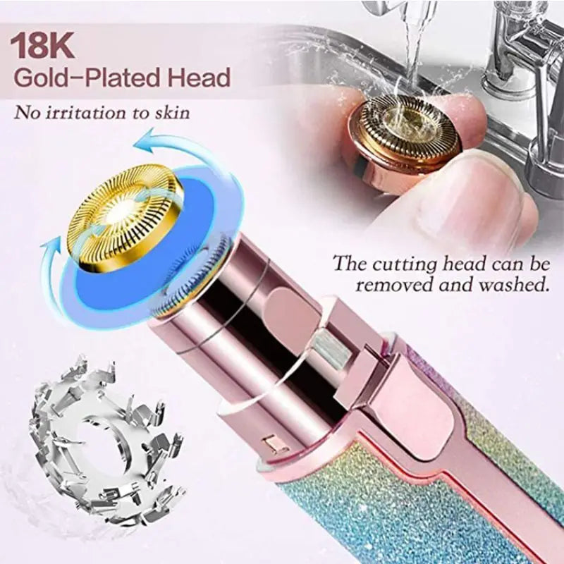 This eyebrow trimmer no irritate to face skin.