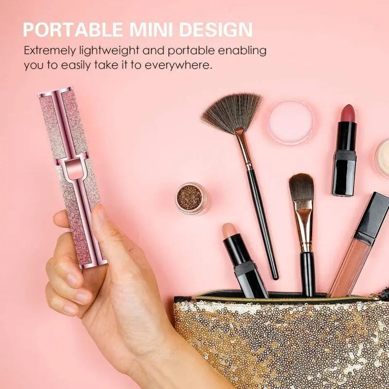 Compact eyebrow trimmer for sleek, defined brows.