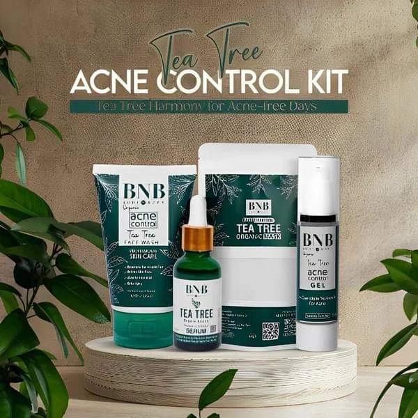 BNB Acne Control Kit for clear and radiant skin.