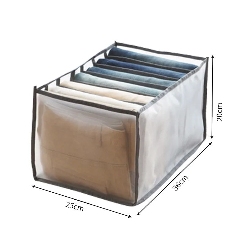 Length ,width and hight of clothes organizer.