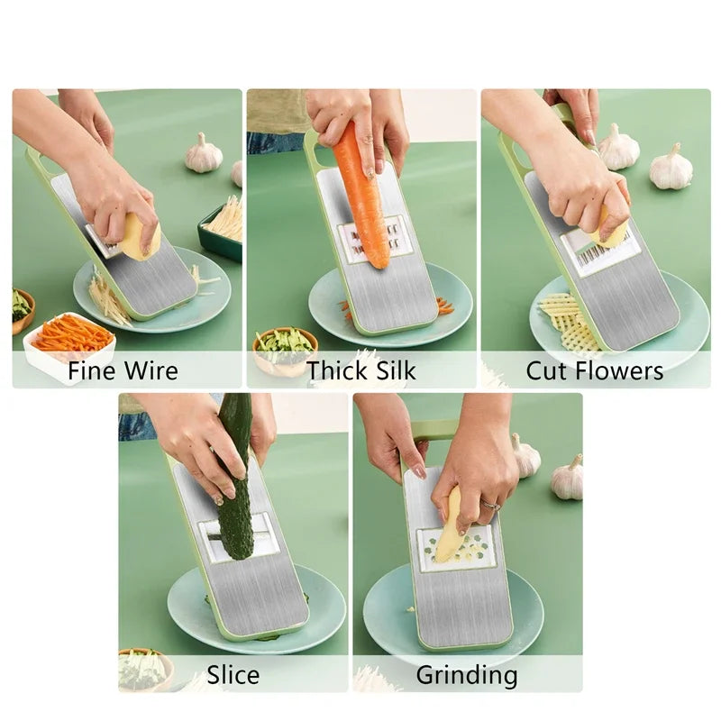 Durable vegetable cutter, ideal for quickly chopping vegetables.