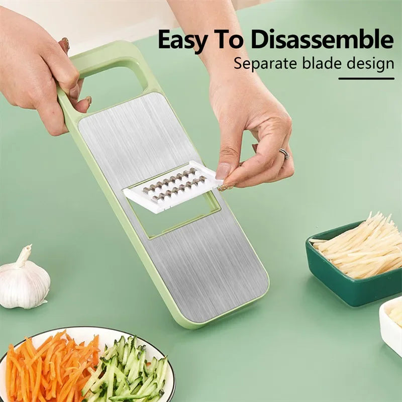 High-quality stainless steel vegetable cutter.