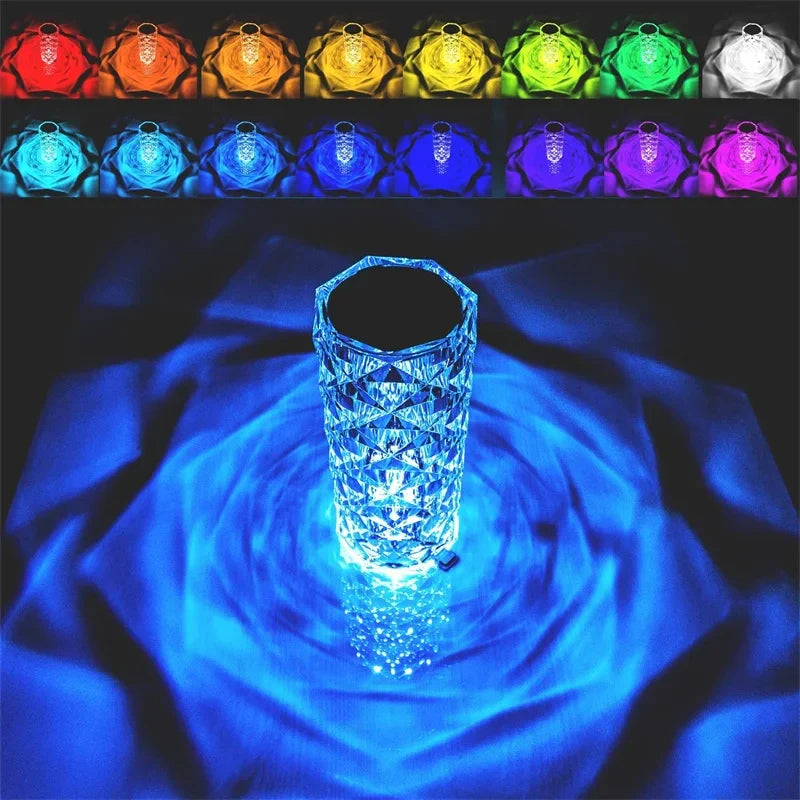 Diamond Crystal LED Lamp – Sparkle Up Your Space